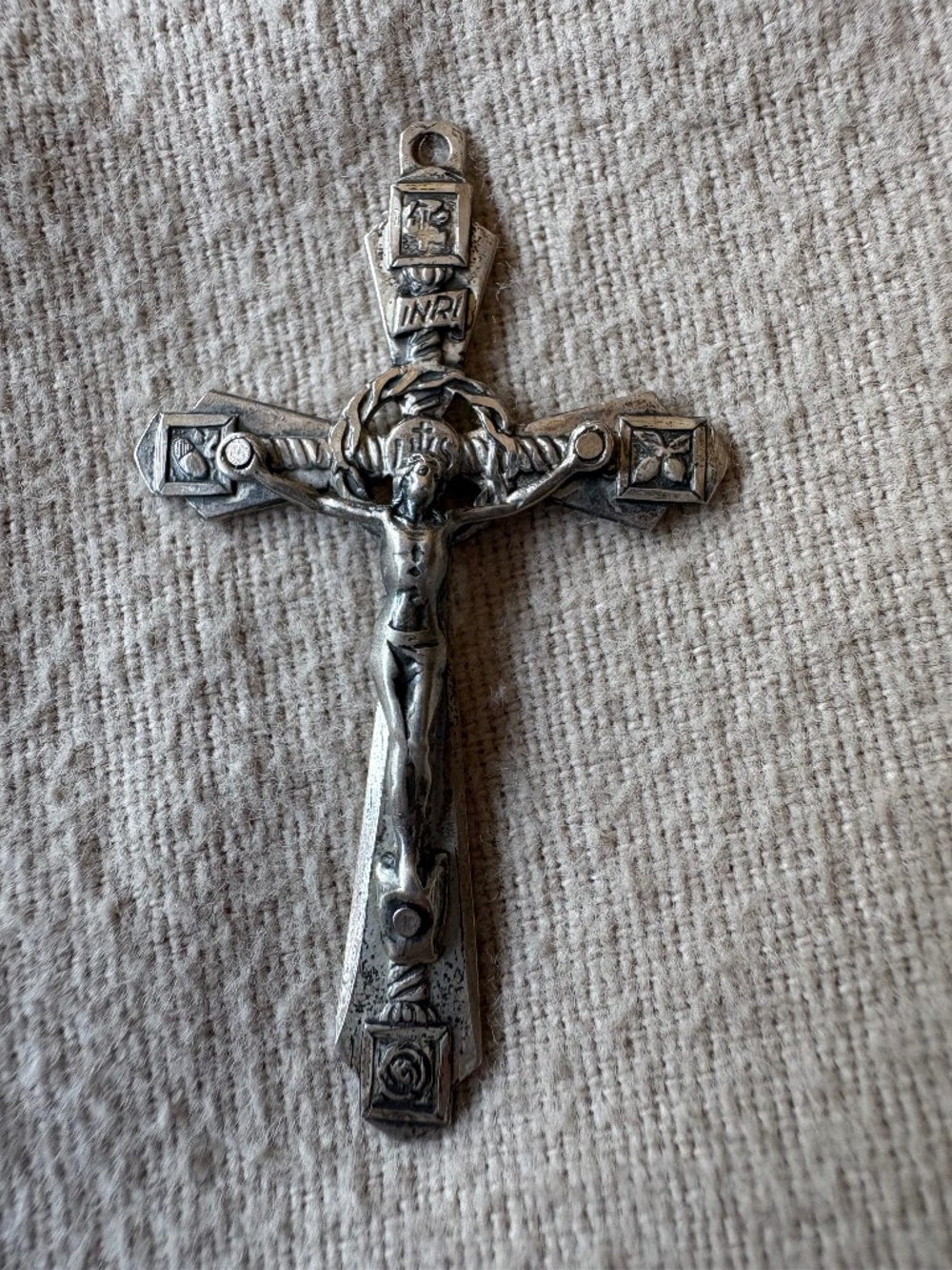 Rosary crucifix Sterling Silver ROMA